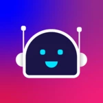 robot ai chat android application logo